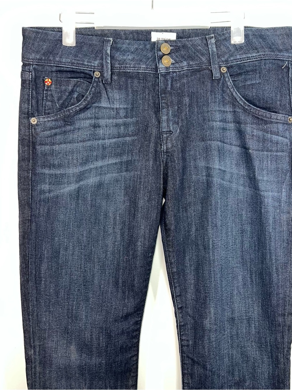 Hudson Beth Baby Boot Jeans Bootcut Dark Wash Denim Mid Rise Women’s Size 31 - Picture 4 of 16